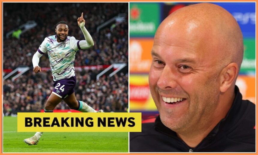 Antoine Semenyo and Arne Slot