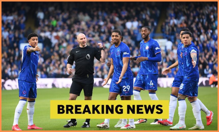 Wesley Fofana with his Chelsea teammates last season