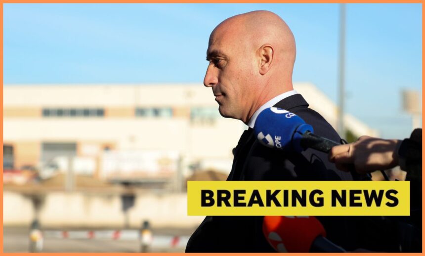 Watch video: Former president of Spain's Royal Football Federation attacked during press conference