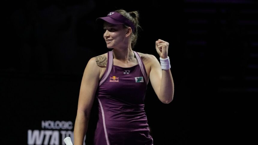 Elena Rybakina defeats world No. 1 Aryna Sabalenka to win WTA Finals