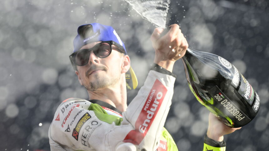 Fabio Di Giannantonio takes revenge on Valencia in MotoGP: "The trophy stays with me!"