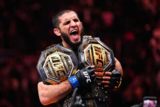 Islam Makhachev wins at UFC 322