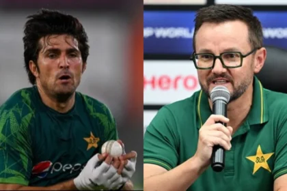 Mohammad Wasim Jr and Mike Hesson