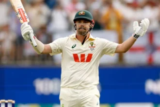 Travis Head hits century in Perth Test