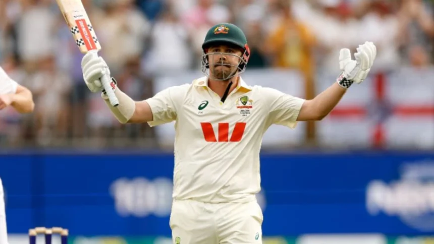 Travis Head hits century in Perth Test