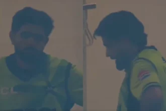 Angry Babar Azam