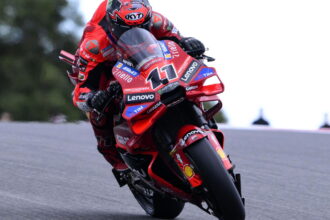 'Great first day', but Nicolo Brega insists 'my riding wasn't the best'