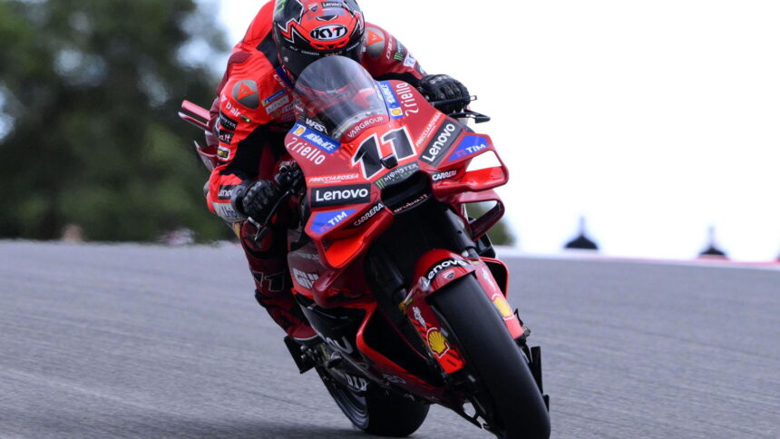 'Great first day', but Nicolo Brega insists 'my riding wasn't the best'