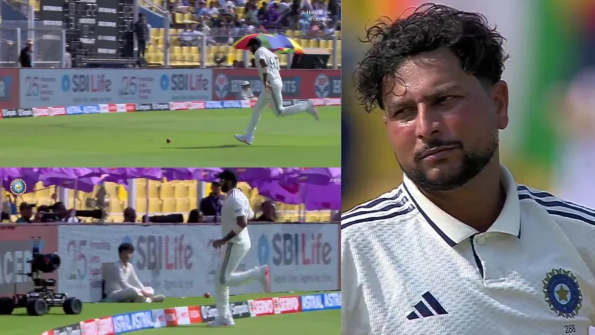 Jasprit Bumrah Refuses To Dive To Save Four In Guwahati Test Kuldeep Yadav Angry