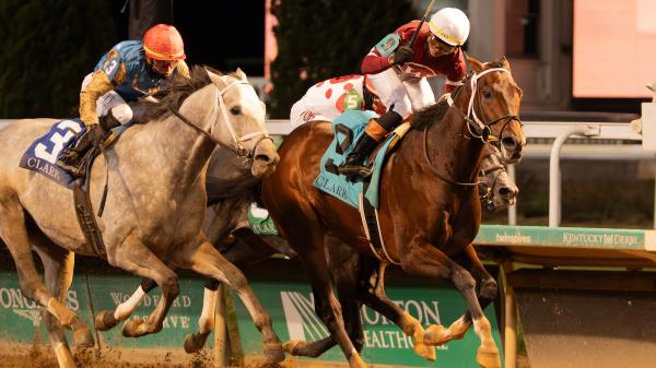 Magnitude denies hit show with thrilling Clark Stakes win