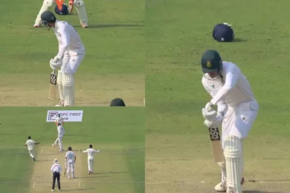 Mohammed Siraj Bamboozles Marco Jansen Moments After He Kicks Ball Away To Avoid Dismissal In Kolkata