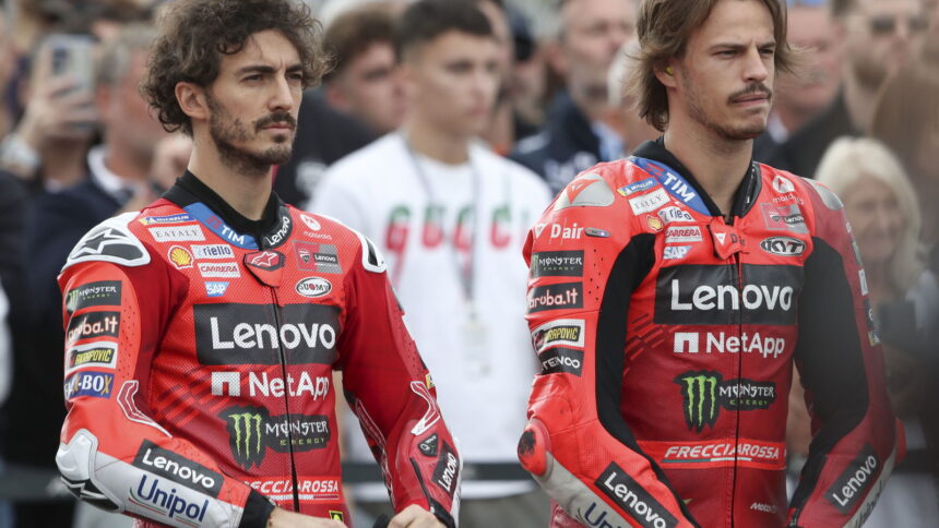 Pecco Bagnaia was slower than Nicolo Brega, but "I don't care, he did well"