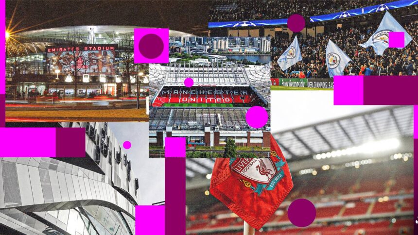 Ranking of Premier League stadiums with the best atmosphere (2025)