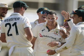 Scott Boland hat-trick