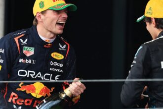 Verstappen didn't expect to finish on the podium in Brazil when he woke up on Sunday morning
