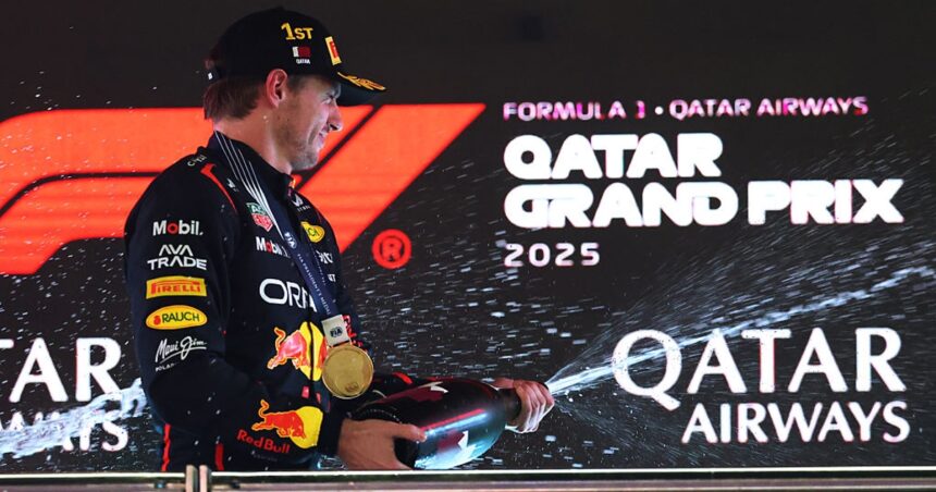 Verstappen wins Qatar GP, title fight moves to final round