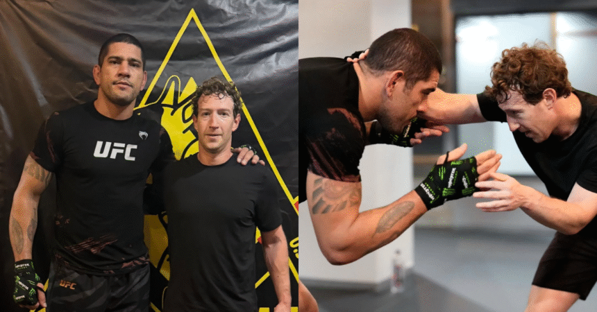 Watch: Tech CEO Mark Zuckerberg Actually Holds His Own Against UFC Champ Alex Pereira in Wild Sparring Session
