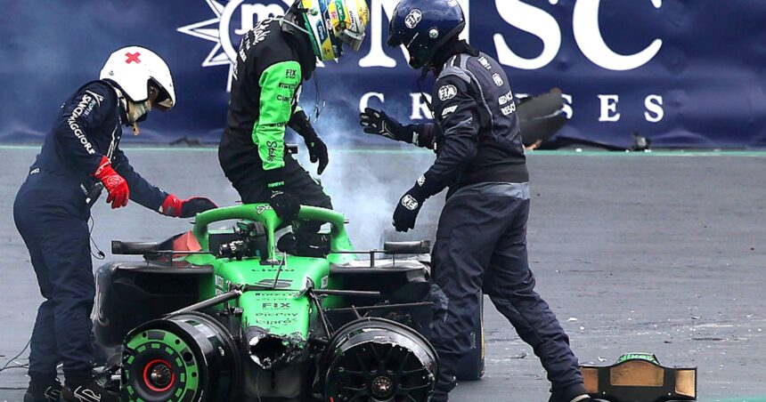 Wheatley praises F1 safety standards after Bortolet remains unharmed in big crash