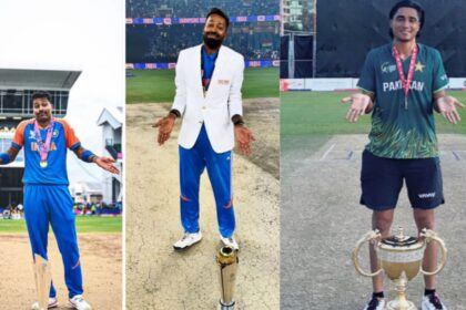 Pakistan’s Muhammad Shahzad shamelessly copies Hardik Pandya’s iconic celebration after Hong Kong Sixes triumph