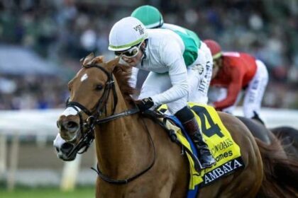 Ambaya wins first major prize at American Oaks