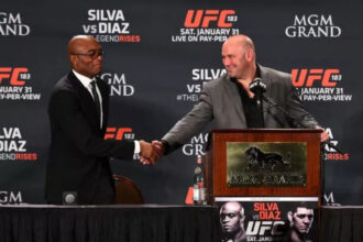 Anderson Silva and Dana White