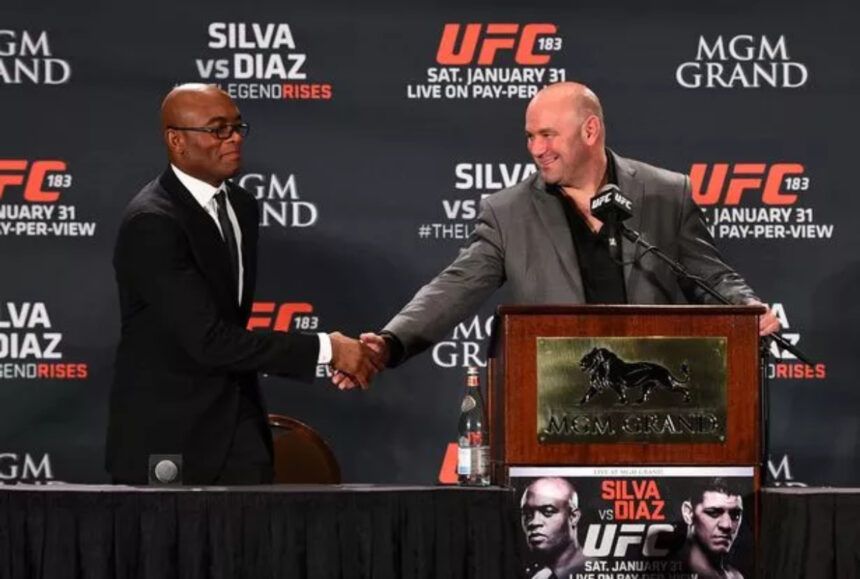 Anderson Silva and Dana White
