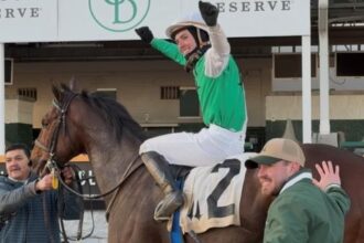 Brazilian jockey Dylan Machado, 19, excited about his next challenge in the US