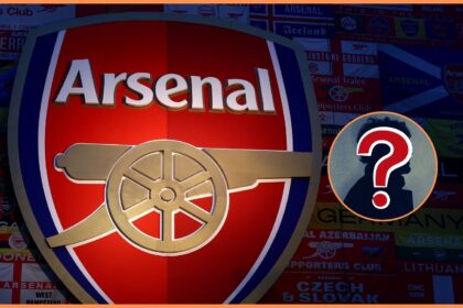 Arsenal FC logo outside the Emirates Stadium