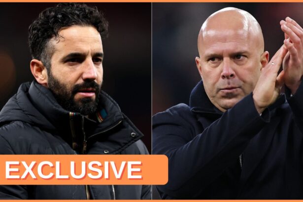 Ruben Amorim and Arne Slot