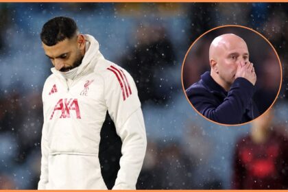 Mohamed Salah and Arne Slot