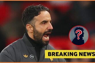 Man Utd manager Ruben Amorim and yellow