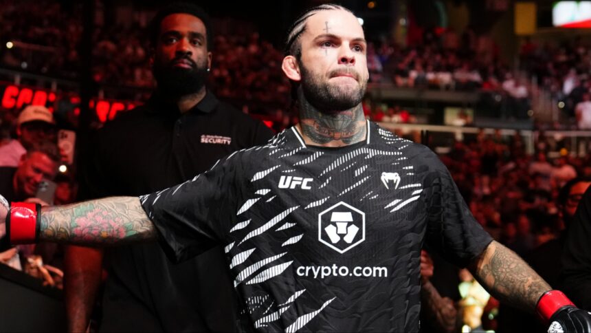 Cody Garbrandt walks to the Octagon for his fight at UFC Atlanta