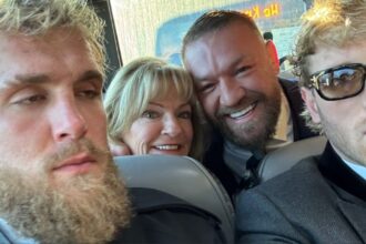 Video - Conor McGregor shares frosty bus ride with Logan Paul, Jake Paul ahead of inauguration: 'I'm gonna kill him'