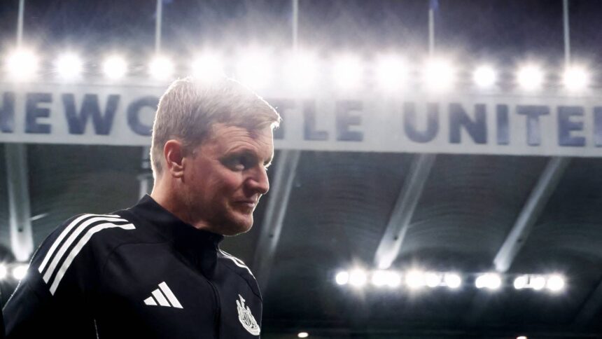 Eddie Howe responds to question about Sunderland's potential match against Newcastle with two words