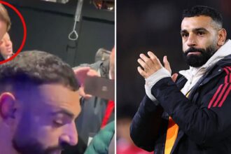 Split image of the press officer