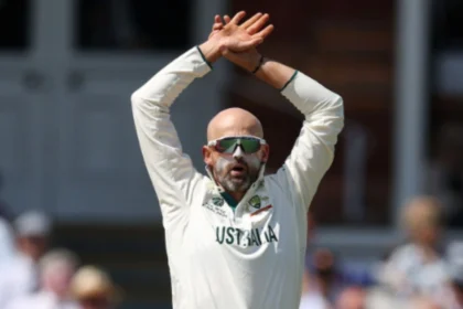 Nathan Lyon of Australia