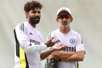Ravindra Jadeja and Gautam Gambhir