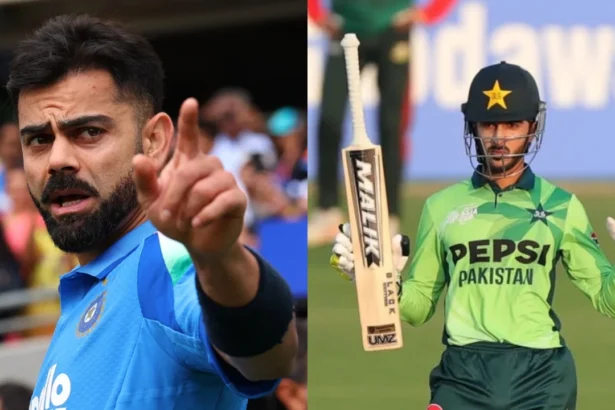 Virat Kohli and Sameer Minhas