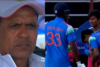 India U19 coach Sunil Joshi