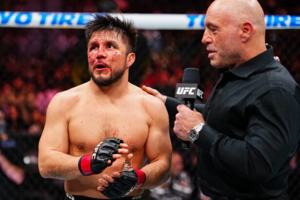 Henry Cejudo speaks with Joe Rogan after his loss at UFC 323