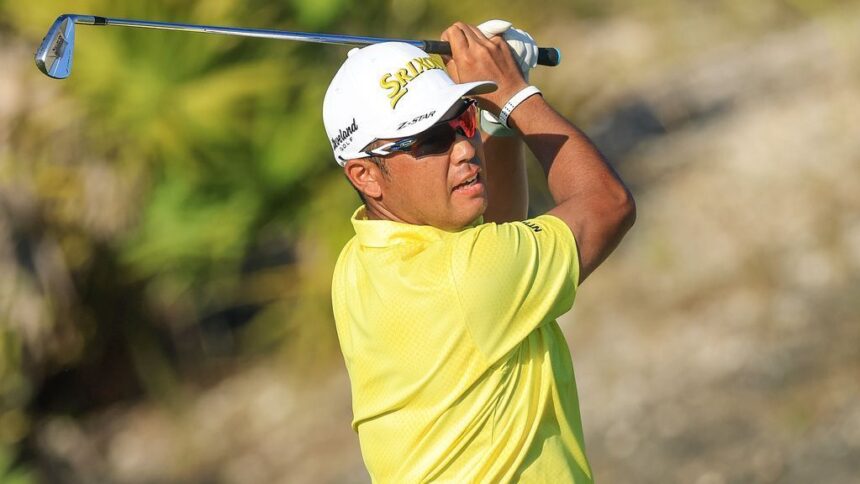 Hideki Matsuyama advances to the Hero World Challenge championship in the playoffs