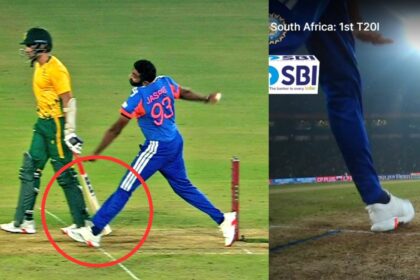 Jasprit Bumrah Dismisses Dewald Brevis Off No Ball To Complete 100 Wickets 1