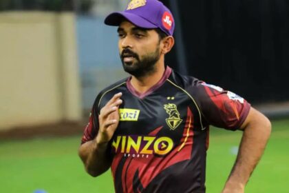KKR skipper Ajinkya Rahane