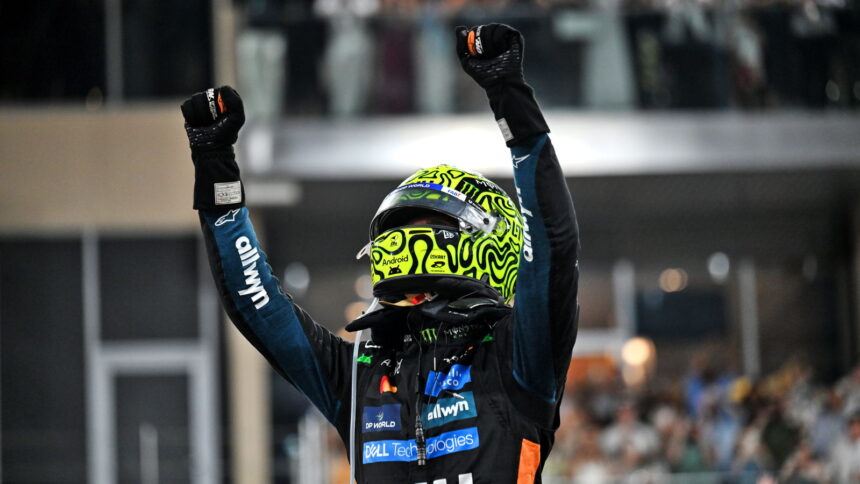 Lando Norris shortlisted for BBC SPOTY gong after F1 victory