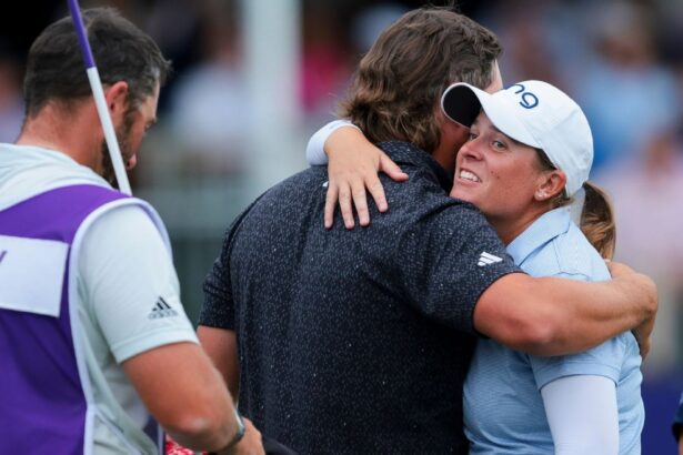 Lauren Coughlin and Andrew Novak lead mixed team event in Florida