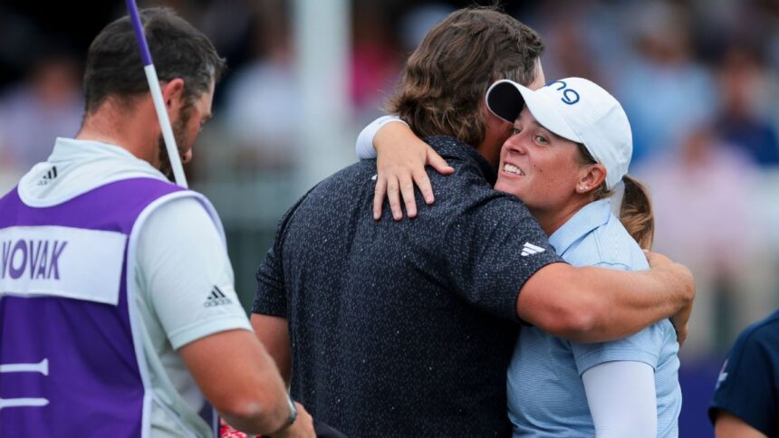 Lauren Coughlin and Andrew Novak lead mixed team event in Florida