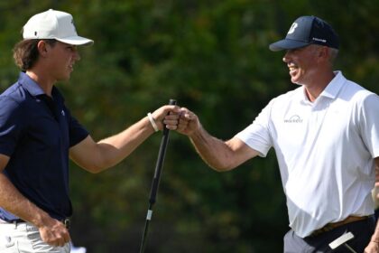 Matt Kuchar caps emotional year with son winning PNC Championship