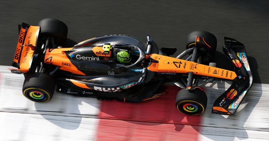 Norris narrowly beats Verstappen in Abu Dhabi GP free practice