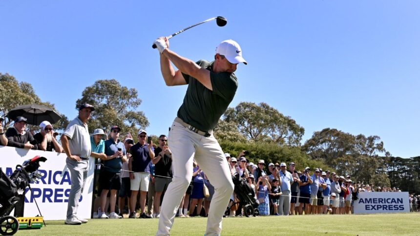 'Not the best course in Melbourne': Rory McIlroy makes birdie at Royal Melbourne
