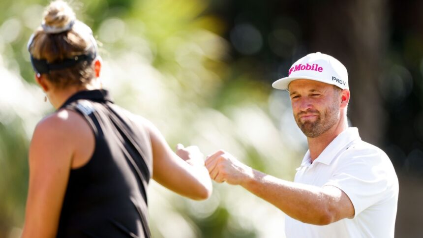 Thompson and Clarke share Grant Thornton's lead on late surge